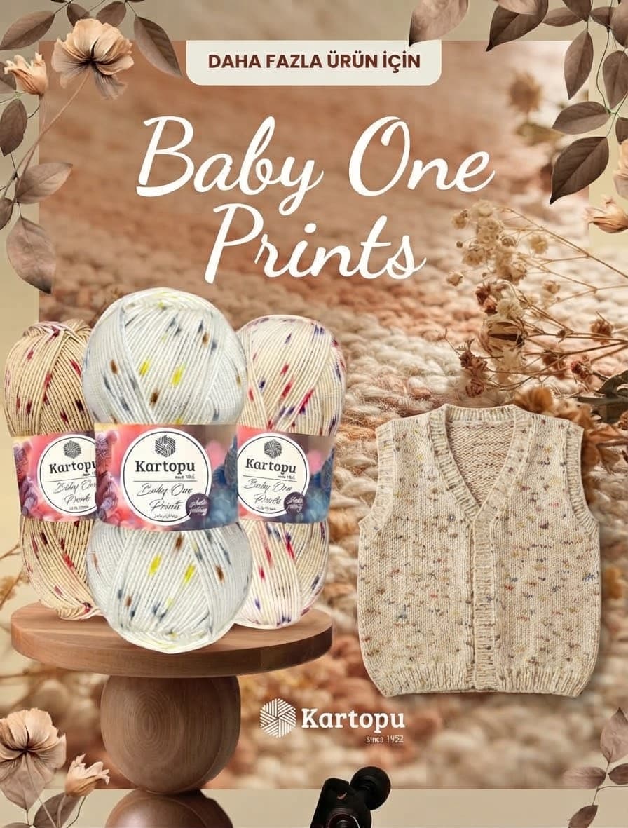 Kartopu Baby One Bebe Yünü yumak — Darıca Narin Tuhafiye