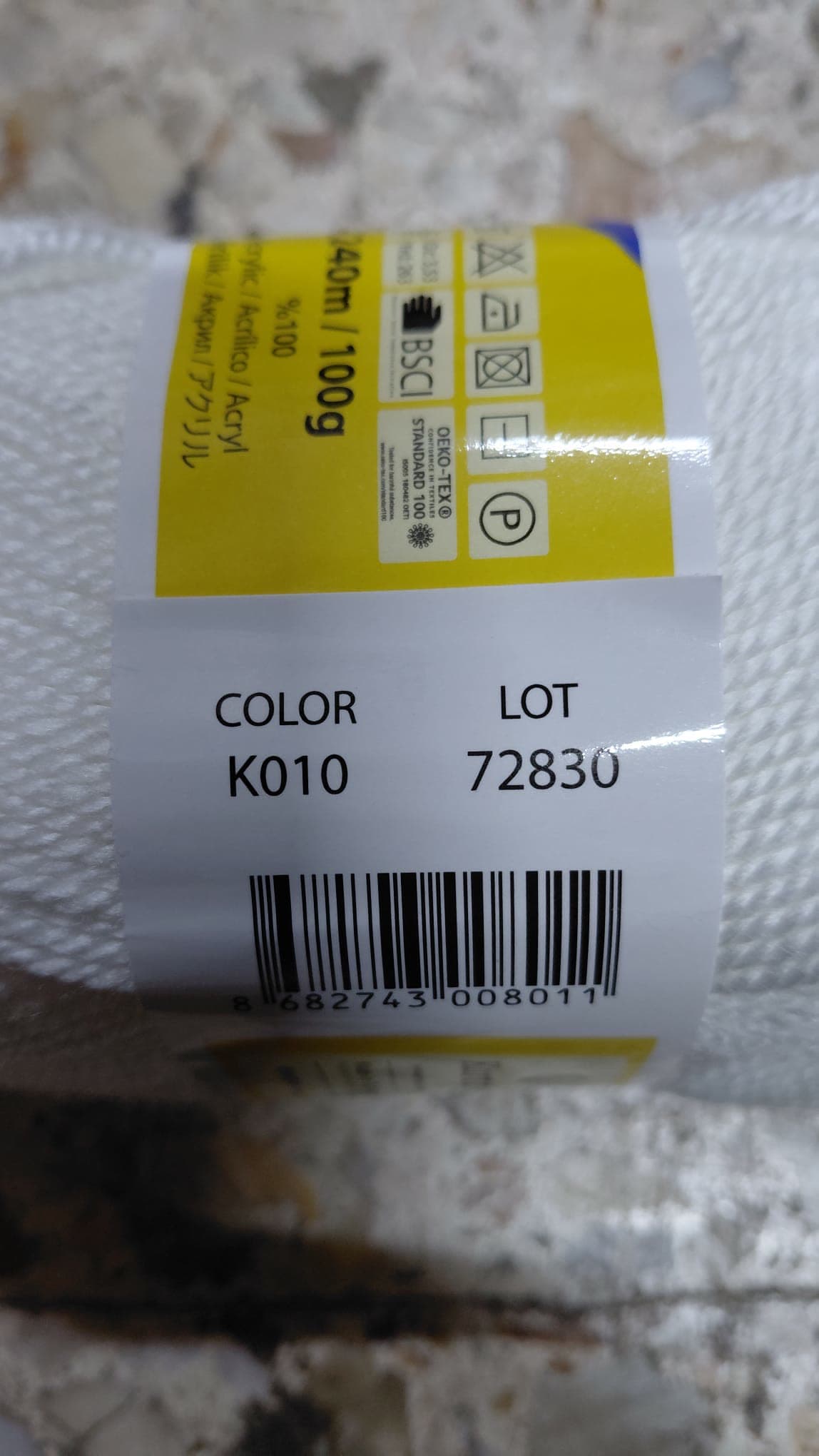 Kartopu Kristal K010 beyaz etiket — Darıca Narin Tuhafiye