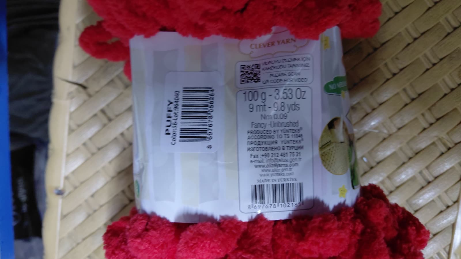 Alize Puffy 56 kırmızı etiket — Darıca Narin Tuhafiye